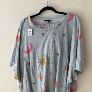 ASOS Multicolor Celestial Print Blouse